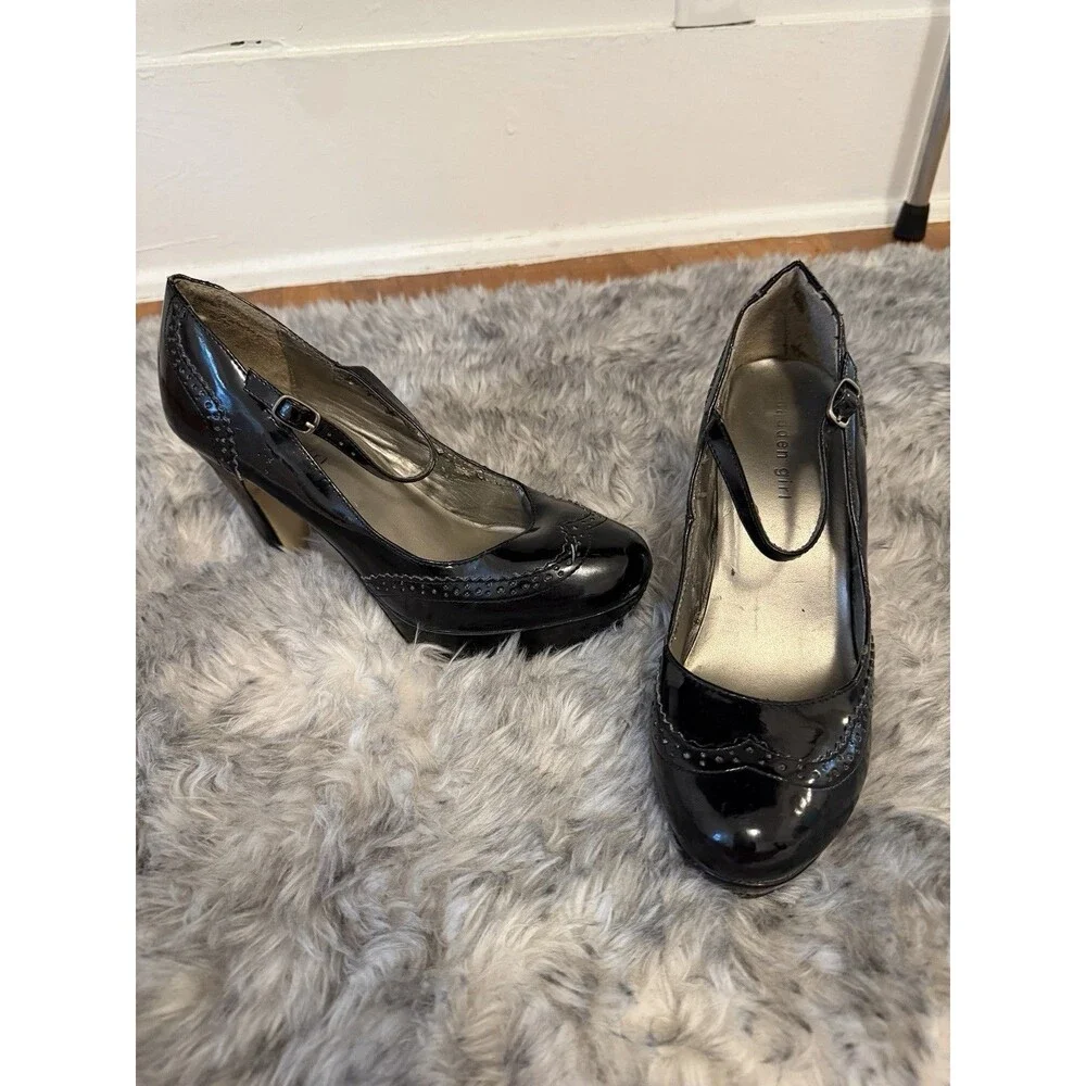Vintage Steve Madden Mary Jane Chunky Platform Maddengirl 8/9